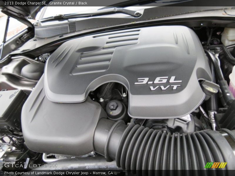 Granite Crystal / Black 2013 Dodge Charger SE