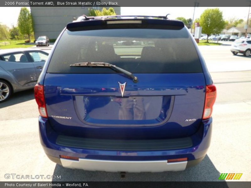 Blue Streak Metallic / Ebony Black 2006 Pontiac Torrent AWD