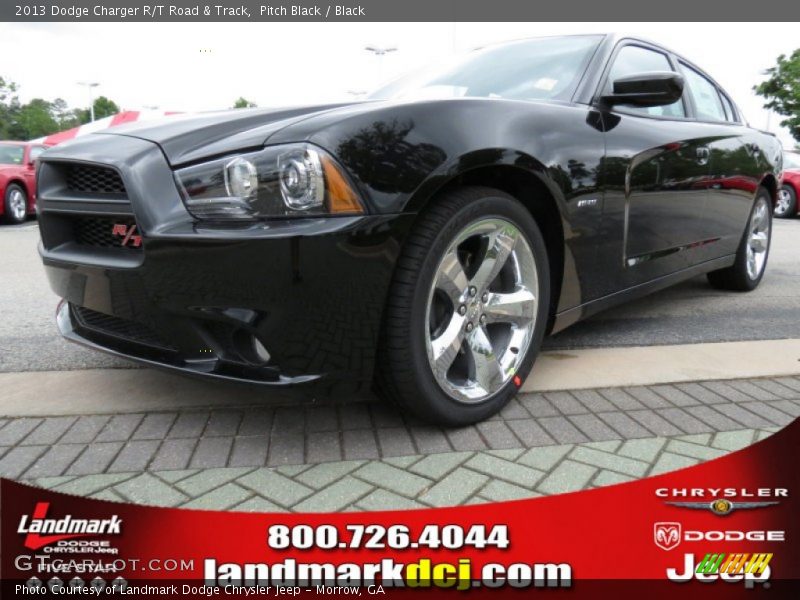 Pitch Black / Black 2013 Dodge Charger R/T Road & Track