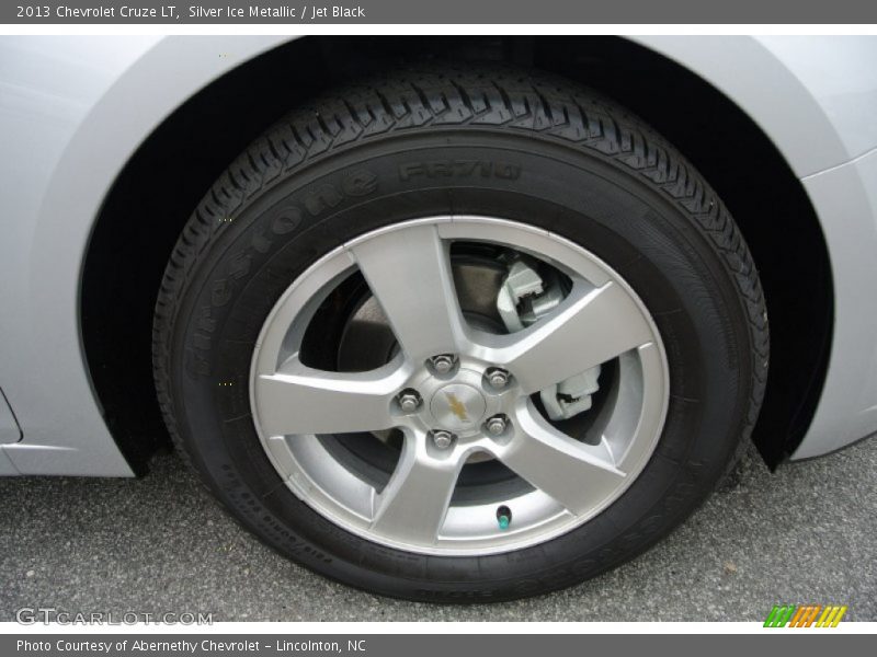 Silver Ice Metallic / Jet Black 2013 Chevrolet Cruze LT