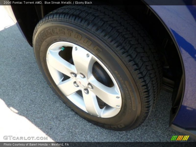 Blue Streak Metallic / Ebony Black 2006 Pontiac Torrent AWD