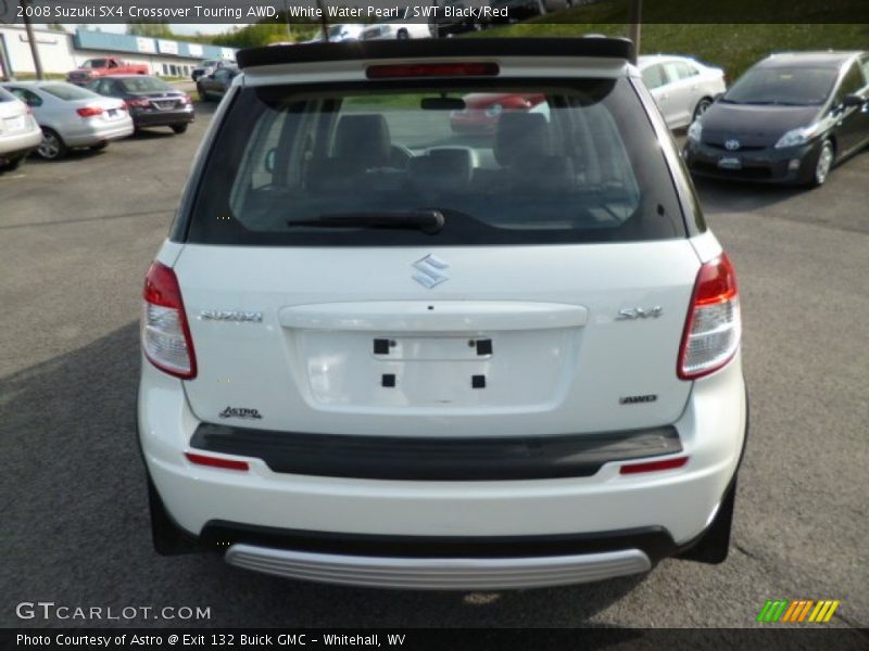 White Water Pearl / SWT Black/Red 2008 Suzuki SX4 Crossover Touring AWD