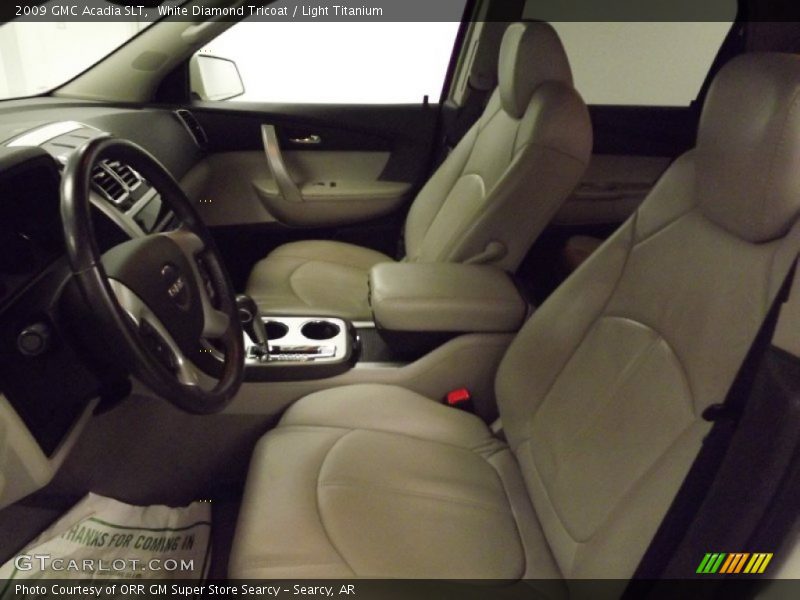 White Diamond Tricoat / Light Titanium 2009 GMC Acadia SLT