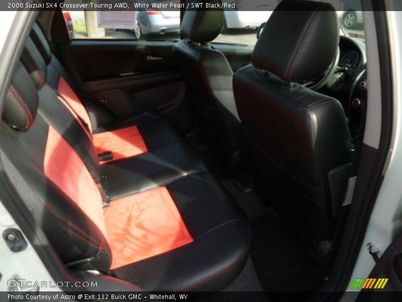 White Water Pearl / SWT Black/Red 2008 Suzuki SX4 Crossover Touring AWD