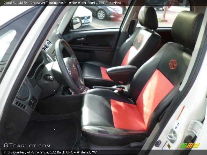 White Water Pearl / SWT Black/Red 2008 Suzuki SX4 Crossover Touring AWD