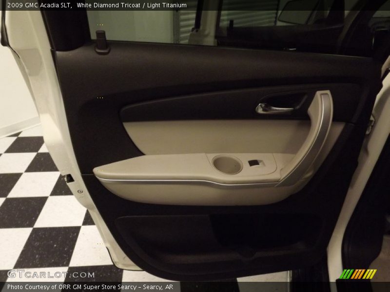 White Diamond Tricoat / Light Titanium 2009 GMC Acadia SLT