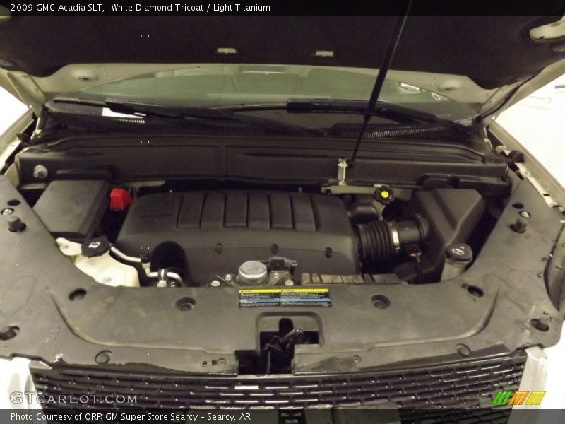 White Diamond Tricoat / Light Titanium 2009 GMC Acadia SLT