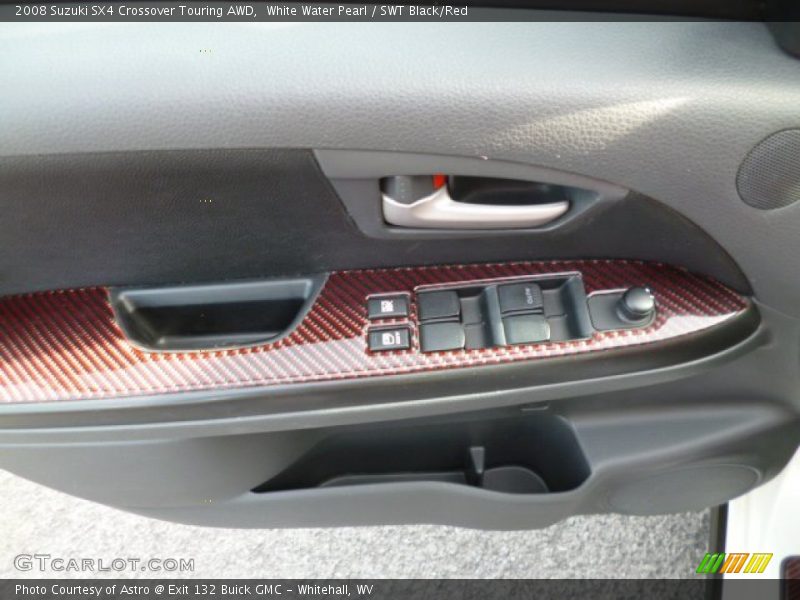 White Water Pearl / SWT Black/Red 2008 Suzuki SX4 Crossover Touring AWD