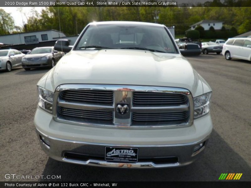 Stone White / Dark Slate/Medium Graystone 2010 Dodge Ram 1500 Big Horn Quad Cab 4x4