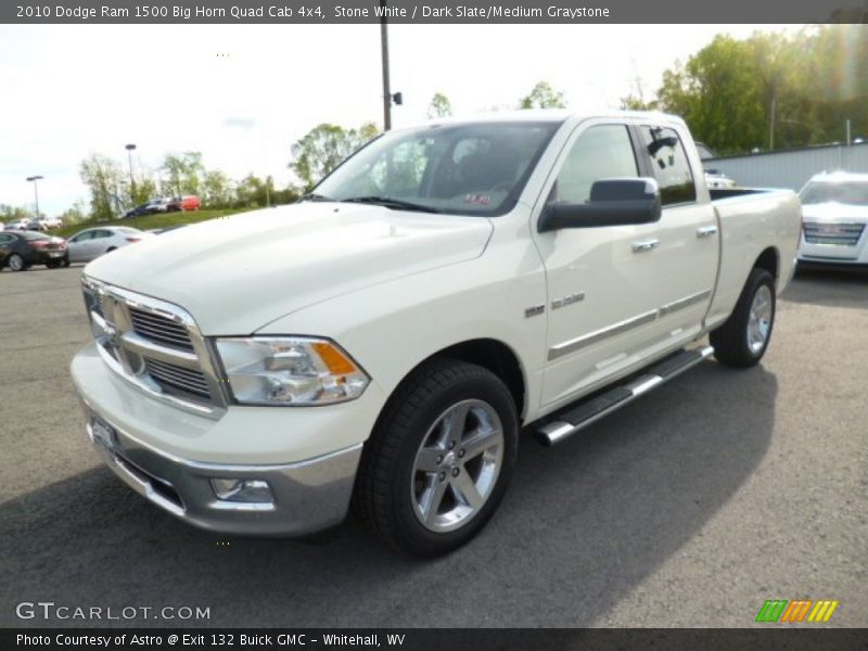 Stone White / Dark Slate/Medium Graystone 2010 Dodge Ram 1500 Big Horn Quad Cab 4x4