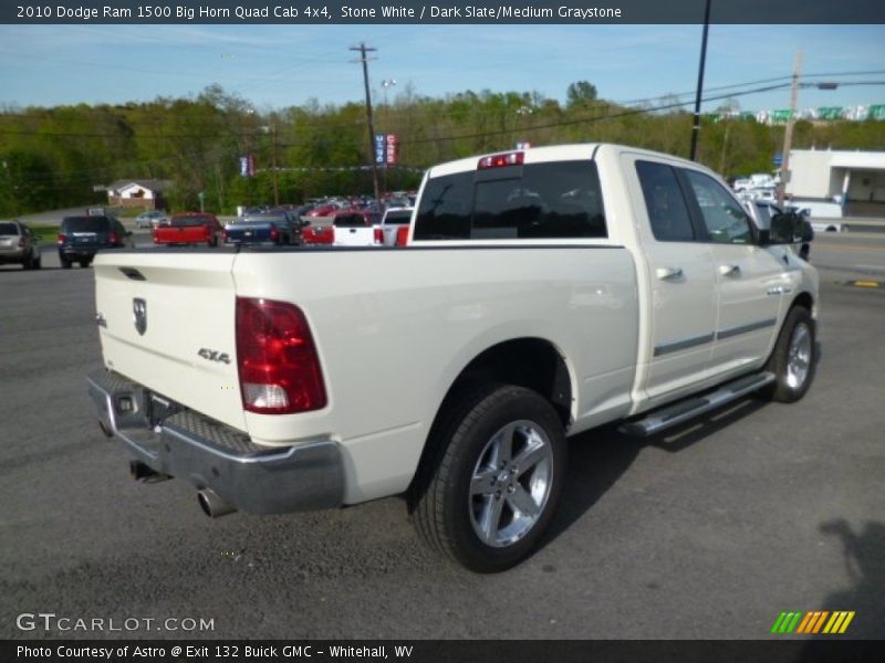 Stone White / Dark Slate/Medium Graystone 2010 Dodge Ram 1500 Big Horn Quad Cab 4x4