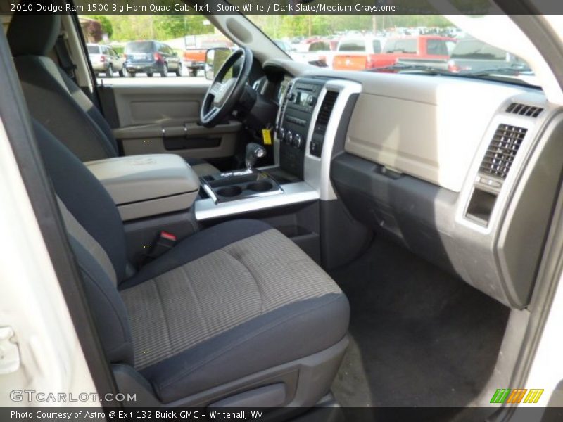 Stone White / Dark Slate/Medium Graystone 2010 Dodge Ram 1500 Big Horn Quad Cab 4x4