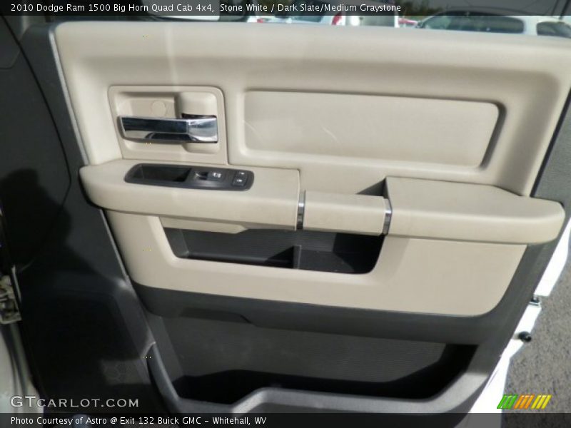 Stone White / Dark Slate/Medium Graystone 2010 Dodge Ram 1500 Big Horn Quad Cab 4x4