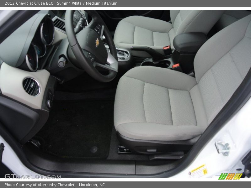 Summit White / Medium Titanium 2013 Chevrolet Cruze ECO