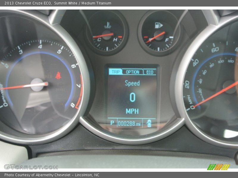 Summit White / Medium Titanium 2013 Chevrolet Cruze ECO