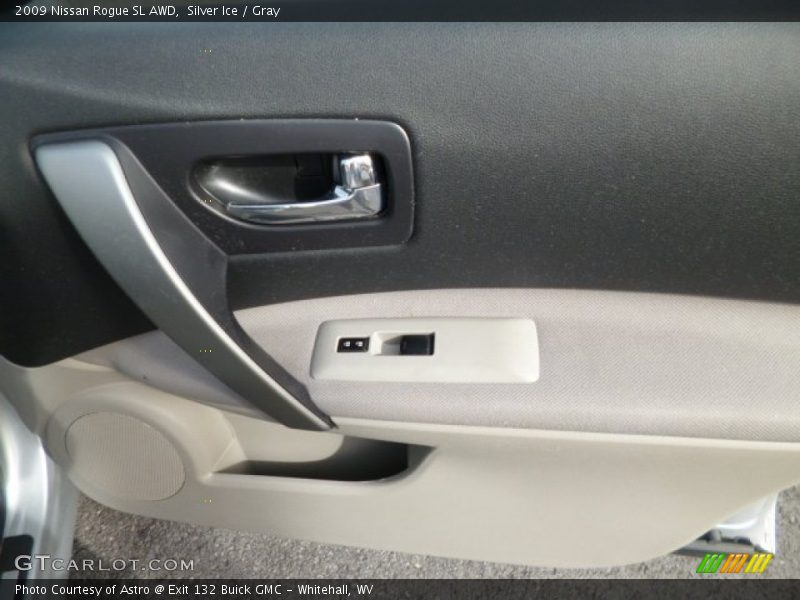 Silver Ice / Gray 2009 Nissan Rogue SL AWD