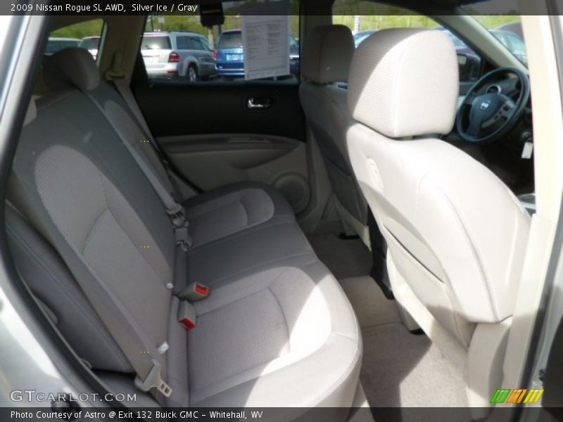 Silver Ice / Gray 2009 Nissan Rogue SL AWD