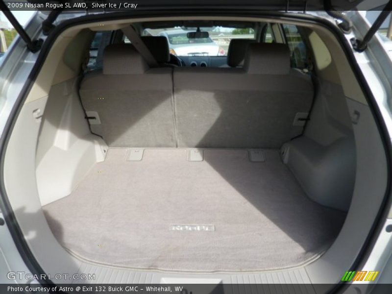 Silver Ice / Gray 2009 Nissan Rogue SL AWD