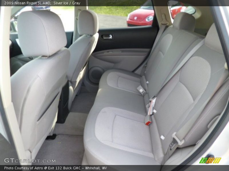 Silver Ice / Gray 2009 Nissan Rogue SL AWD
