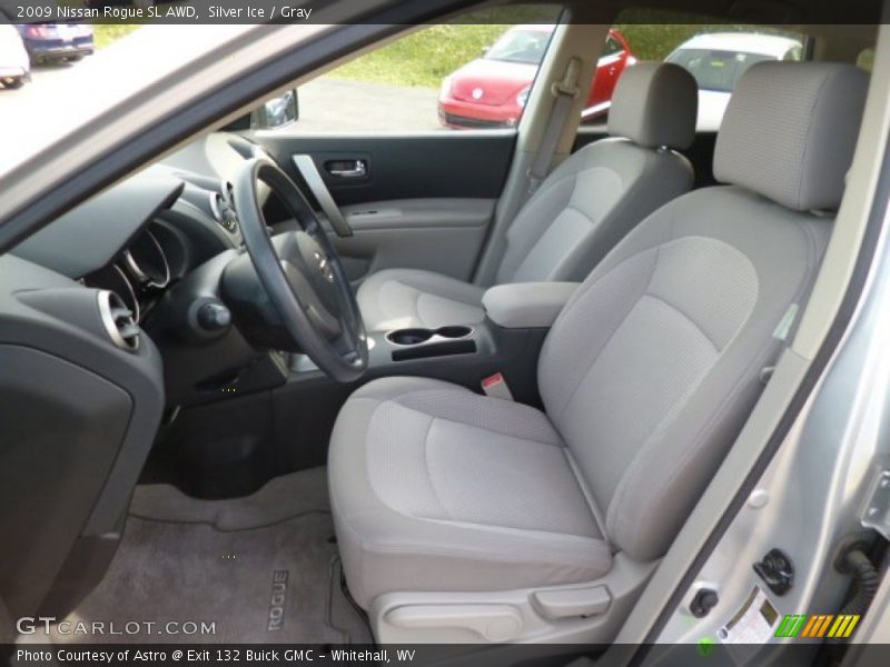 Silver Ice / Gray 2009 Nissan Rogue SL AWD