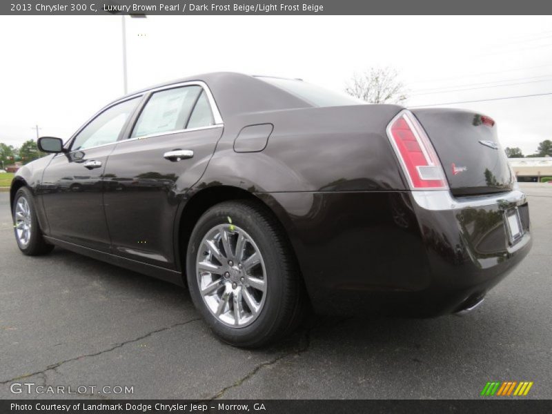 Luxury Brown Pearl / Dark Frost Beige/Light Frost Beige 2013 Chrysler 300 C