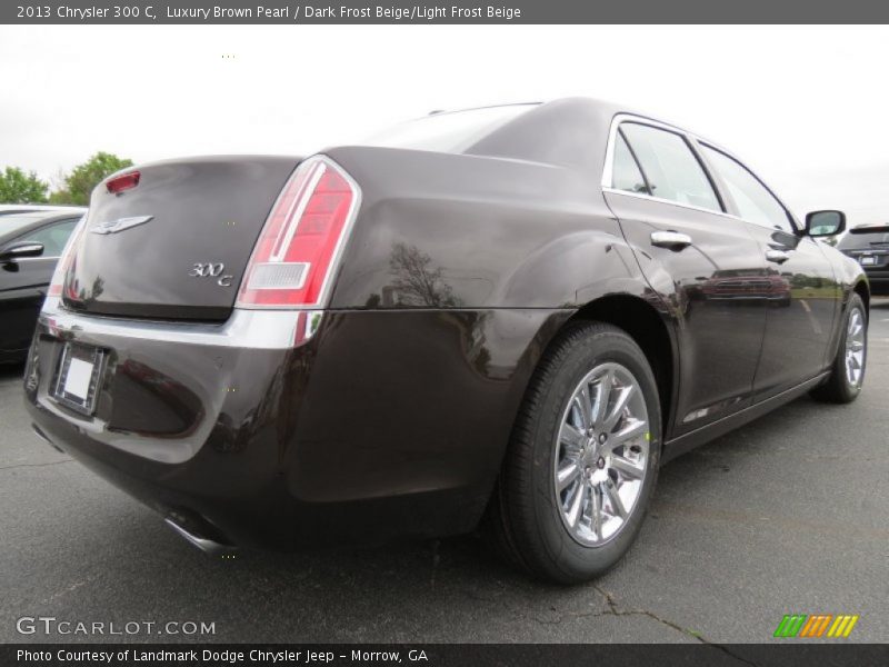 Luxury Brown Pearl / Dark Frost Beige/Light Frost Beige 2013 Chrysler 300 C