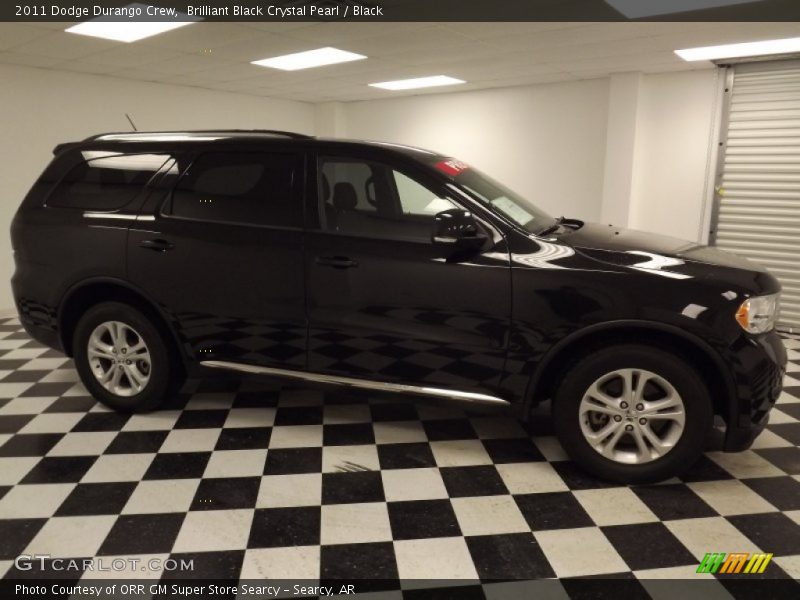 Brilliant Black Crystal Pearl / Black 2011 Dodge Durango Crew