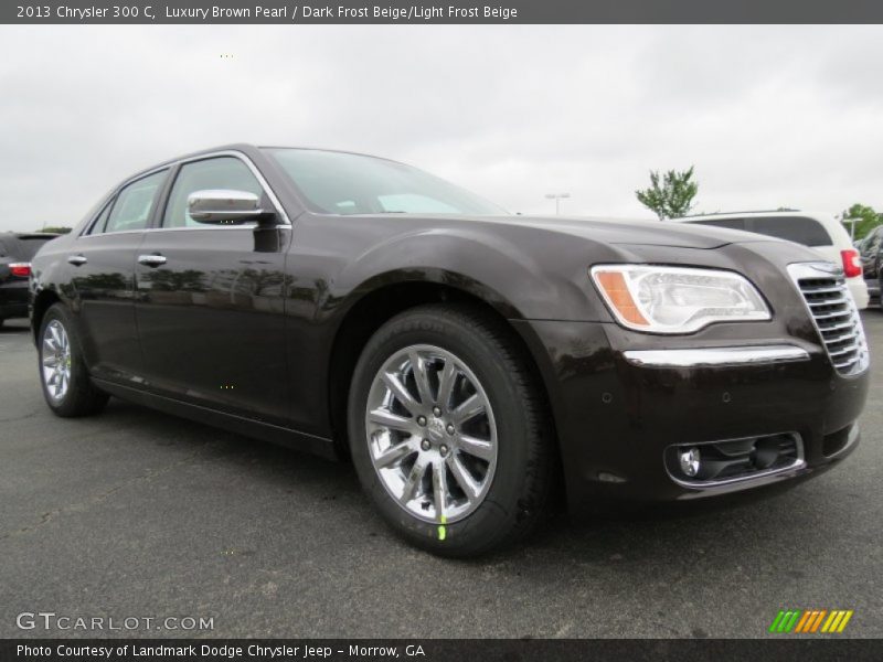 Luxury Brown Pearl / Dark Frost Beige/Light Frost Beige 2013 Chrysler 300 C