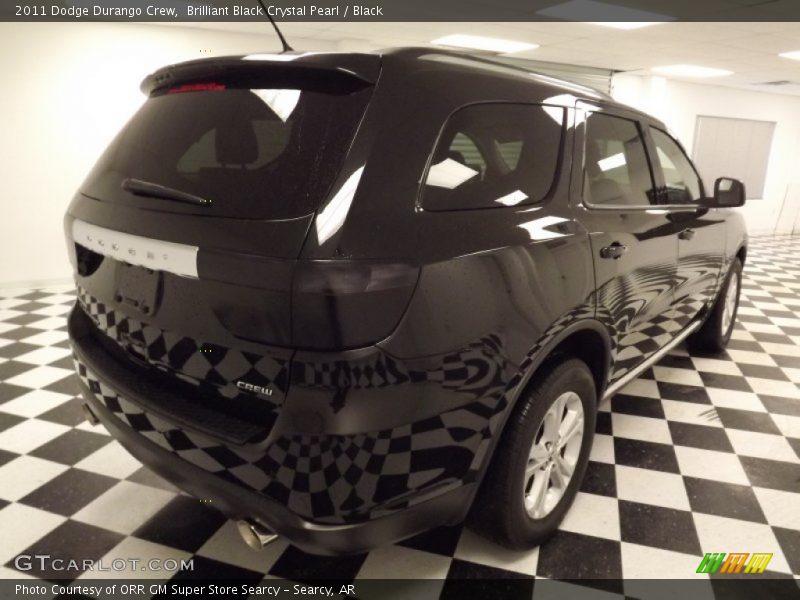 Brilliant Black Crystal Pearl / Black 2011 Dodge Durango Crew