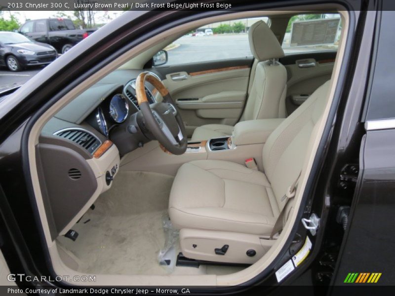 Luxury Brown Pearl / Dark Frost Beige/Light Frost Beige 2013 Chrysler 300 C
