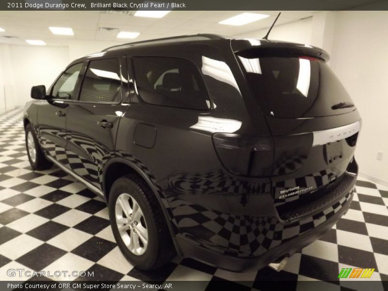 Brilliant Black Crystal Pearl / Black 2011 Dodge Durango Crew