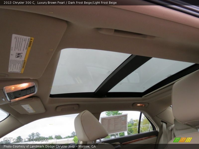 Luxury Brown Pearl / Dark Frost Beige/Light Frost Beige 2013 Chrysler 300 C