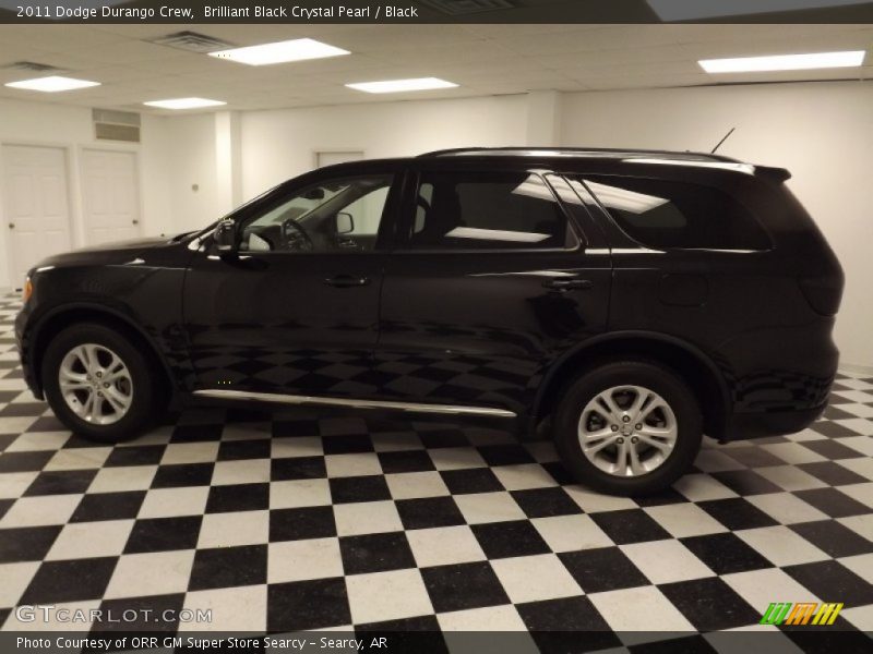 Brilliant Black Crystal Pearl / Black 2011 Dodge Durango Crew