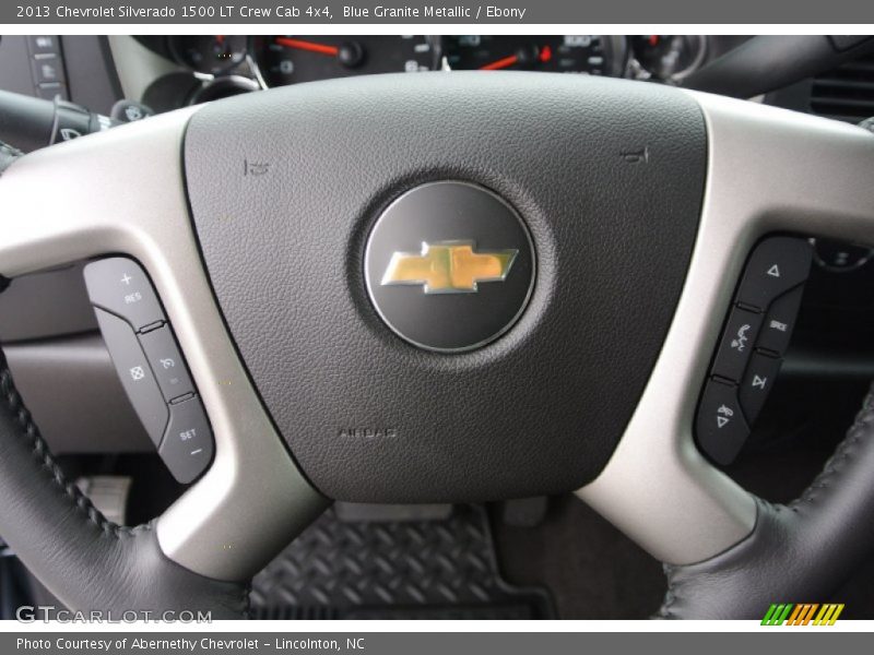 Blue Granite Metallic / Ebony 2013 Chevrolet Silverado 1500 LT Crew Cab 4x4