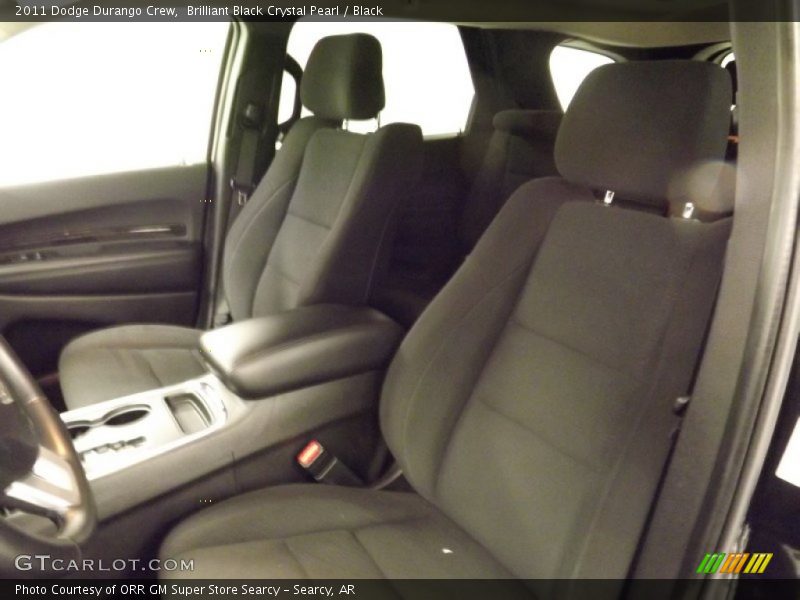 Brilliant Black Crystal Pearl / Black 2011 Dodge Durango Crew