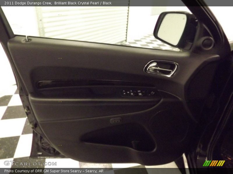 Brilliant Black Crystal Pearl / Black 2011 Dodge Durango Crew