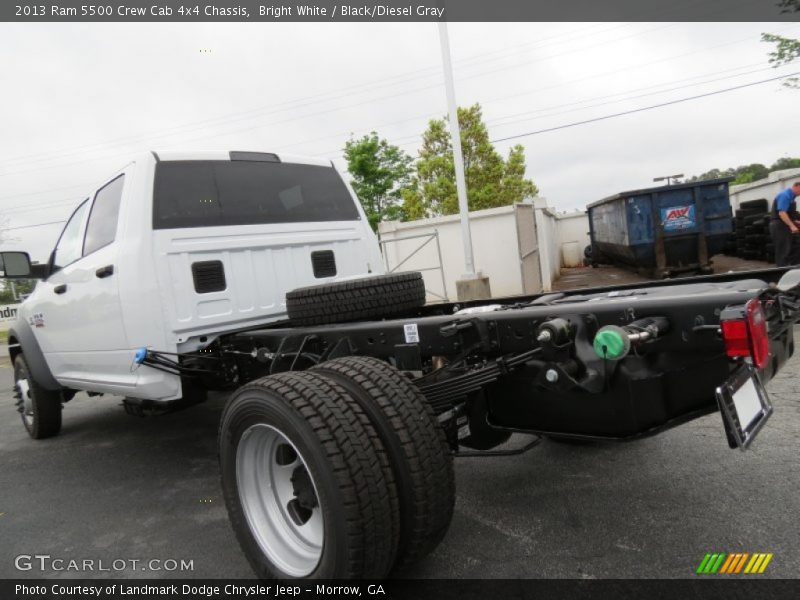 Bright White / Black/Diesel Gray 2013 Ram 5500 Crew Cab 4x4 Chassis