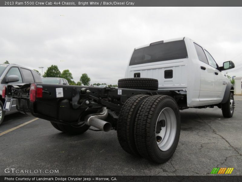 Bright White / Black/Diesel Gray 2013 Ram 5500 Crew Cab 4x4 Chassis