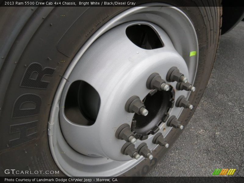 Bright White / Black/Diesel Gray 2013 Ram 5500 Crew Cab 4x4 Chassis