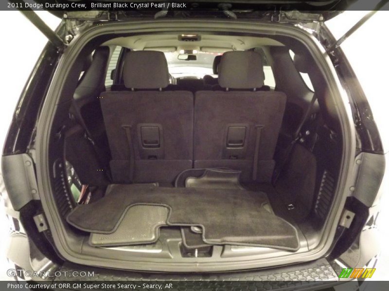 Brilliant Black Crystal Pearl / Black 2011 Dodge Durango Crew