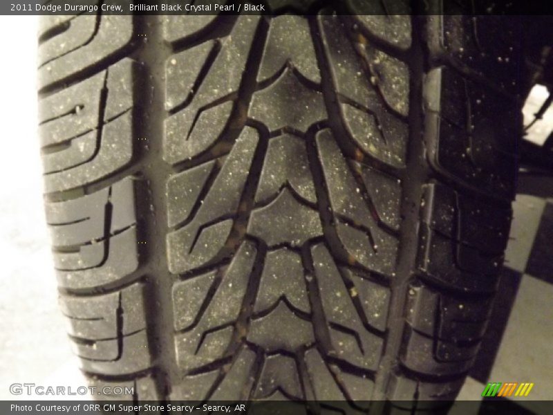 Brilliant Black Crystal Pearl / Black 2011 Dodge Durango Crew