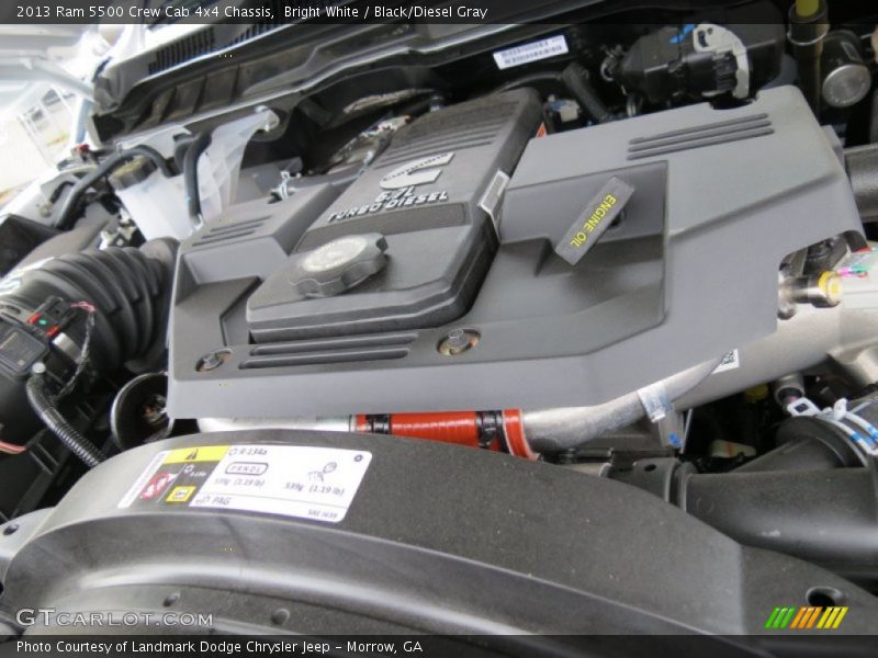 Bright White / Black/Diesel Gray 2013 Ram 5500 Crew Cab 4x4 Chassis