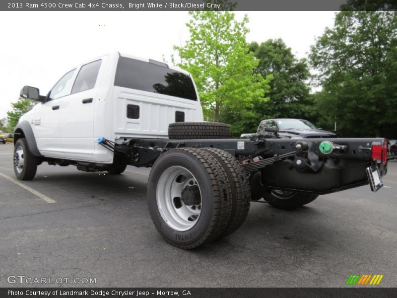 Bright White / Black/Diesel Gray 2013 Ram 4500 Crew Cab 4x4 Chassis