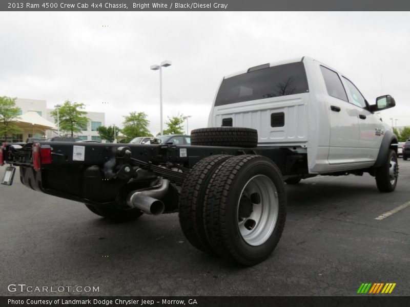 Bright White / Black/Diesel Gray 2013 Ram 4500 Crew Cab 4x4 Chassis