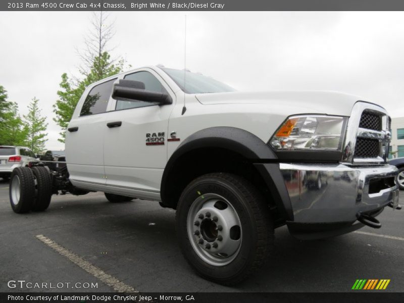 Bright White / Black/Diesel Gray 2013 Ram 4500 Crew Cab 4x4 Chassis