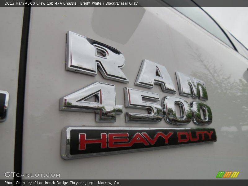 Bright White / Black/Diesel Gray 2013 Ram 4500 Crew Cab 4x4 Chassis