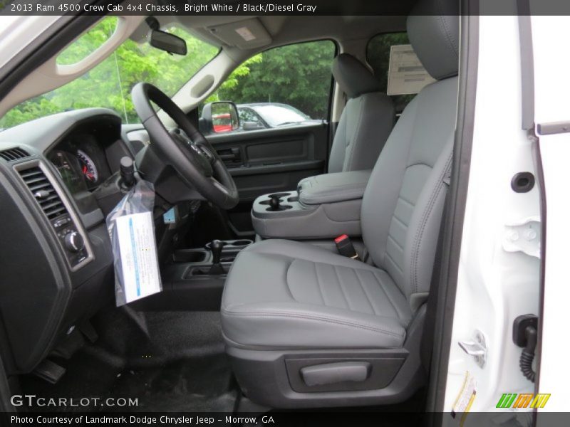 Bright White / Black/Diesel Gray 2013 Ram 4500 Crew Cab 4x4 Chassis