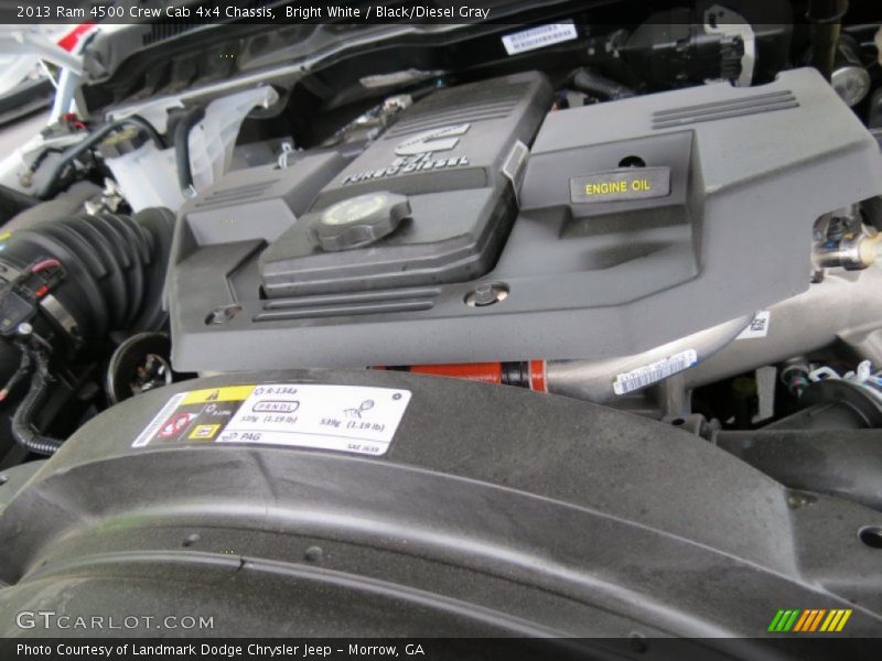 Bright White / Black/Diesel Gray 2013 Ram 4500 Crew Cab 4x4 Chassis