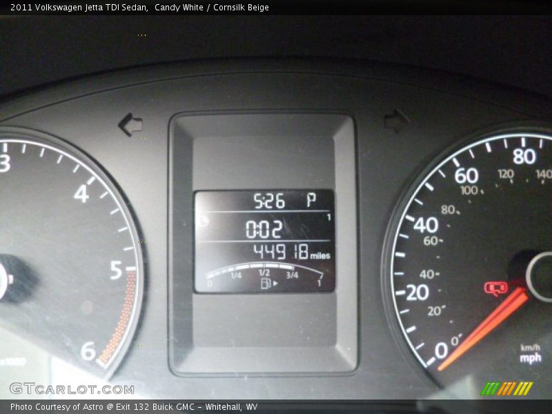 Candy White / Cornsilk Beige 2011 Volkswagen Jetta TDI Sedan