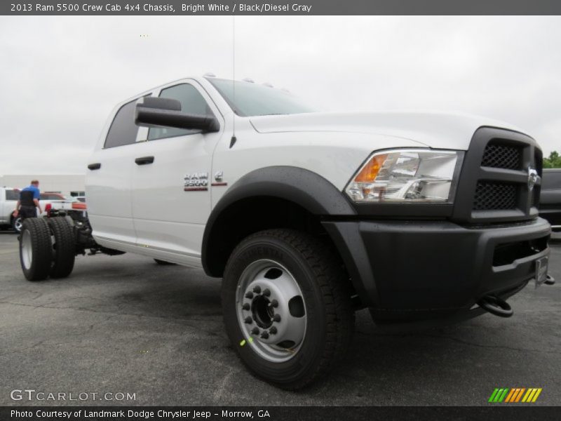 Bright White / Black/Diesel Gray 2013 Ram 5500 Crew Cab 4x4 Chassis